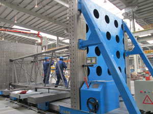 為北汽福田提供的焊接專用工裝